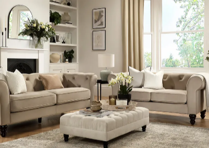 Compact Elegance: Find Your Ideal three and 2 Seater Sofas